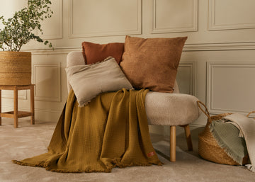 Butternut marceau throw for sofa